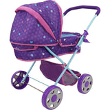 509 Mermaid Doll Pram - Purple & Teal