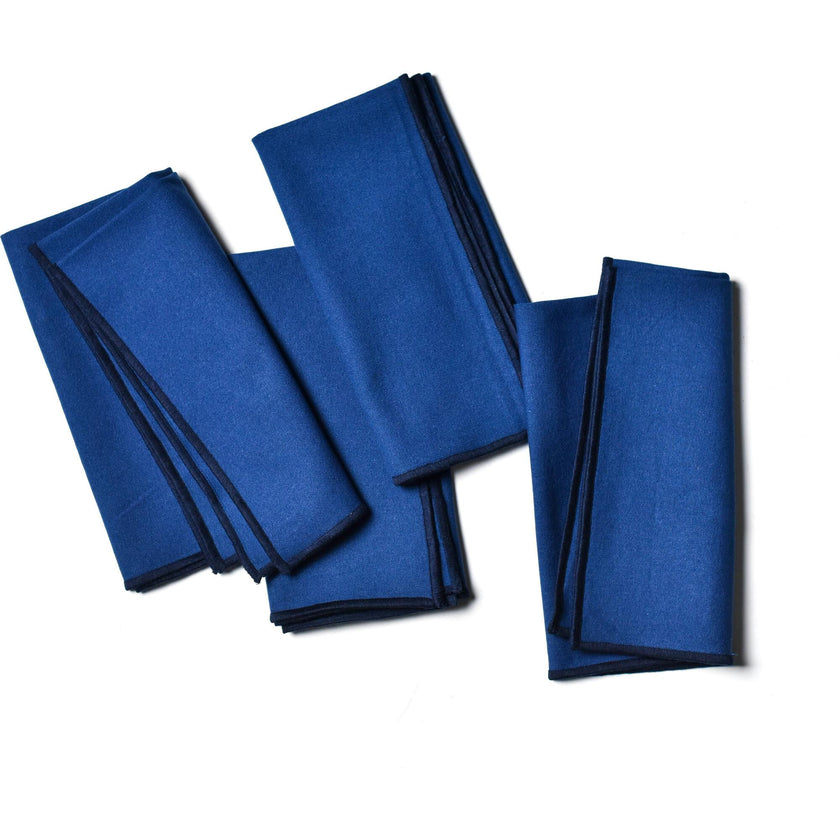 Color Block Navy Napkin
