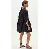 Alcala Linen Dress - Black