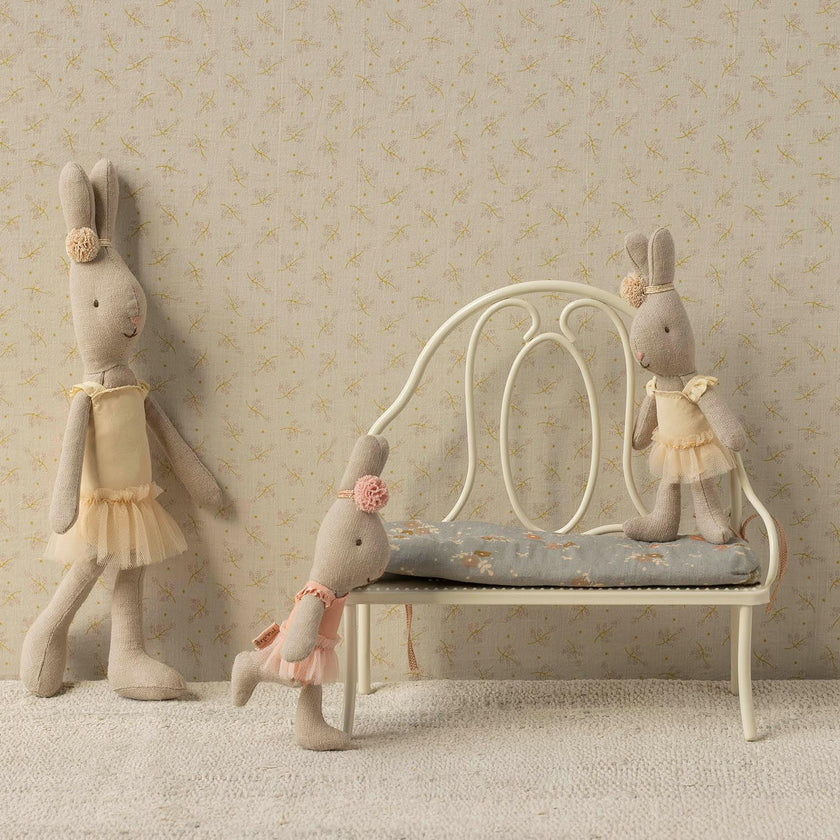 Rabbit size 1, Classic - Ballet suit and skirt cream