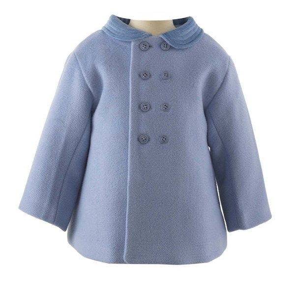Velvet Trim Pram Coat