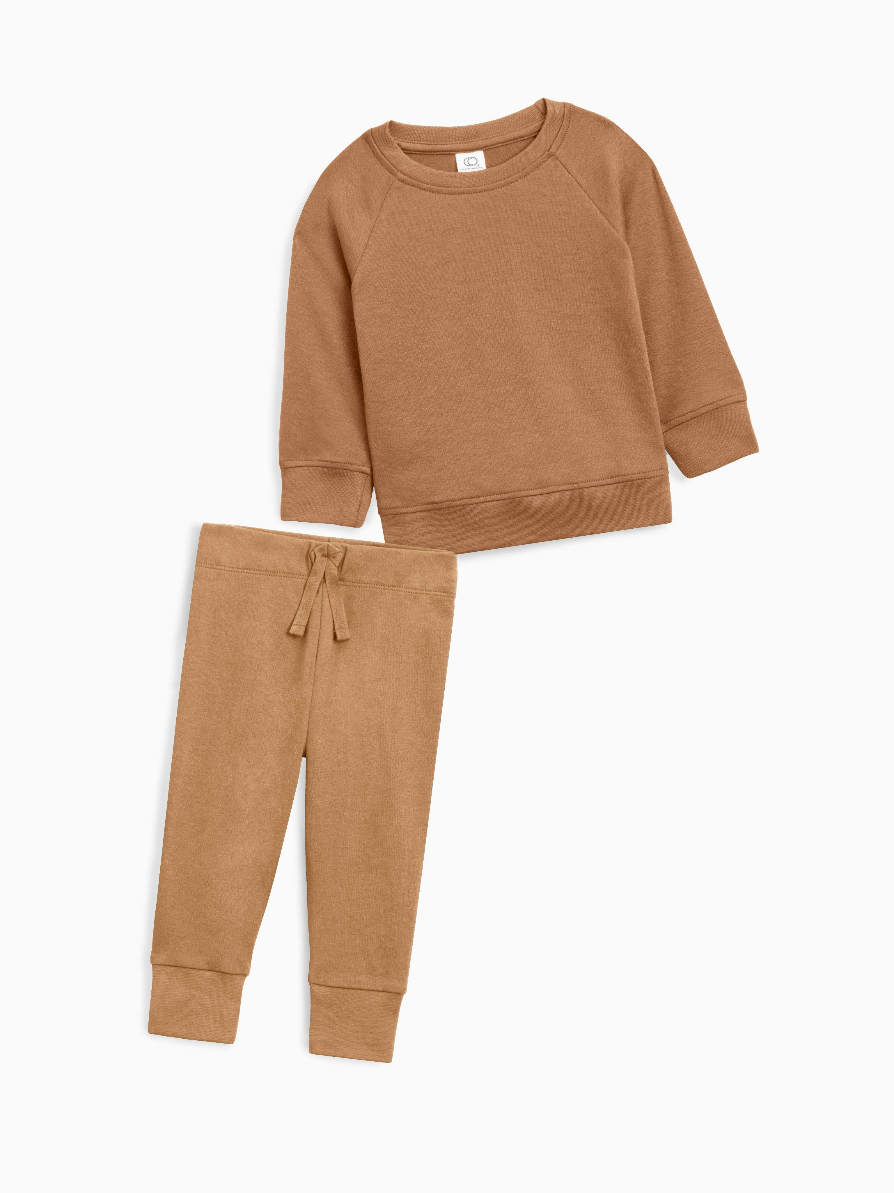 Infant's 2-Piece Organic Lightweight Pullover and Pants Set