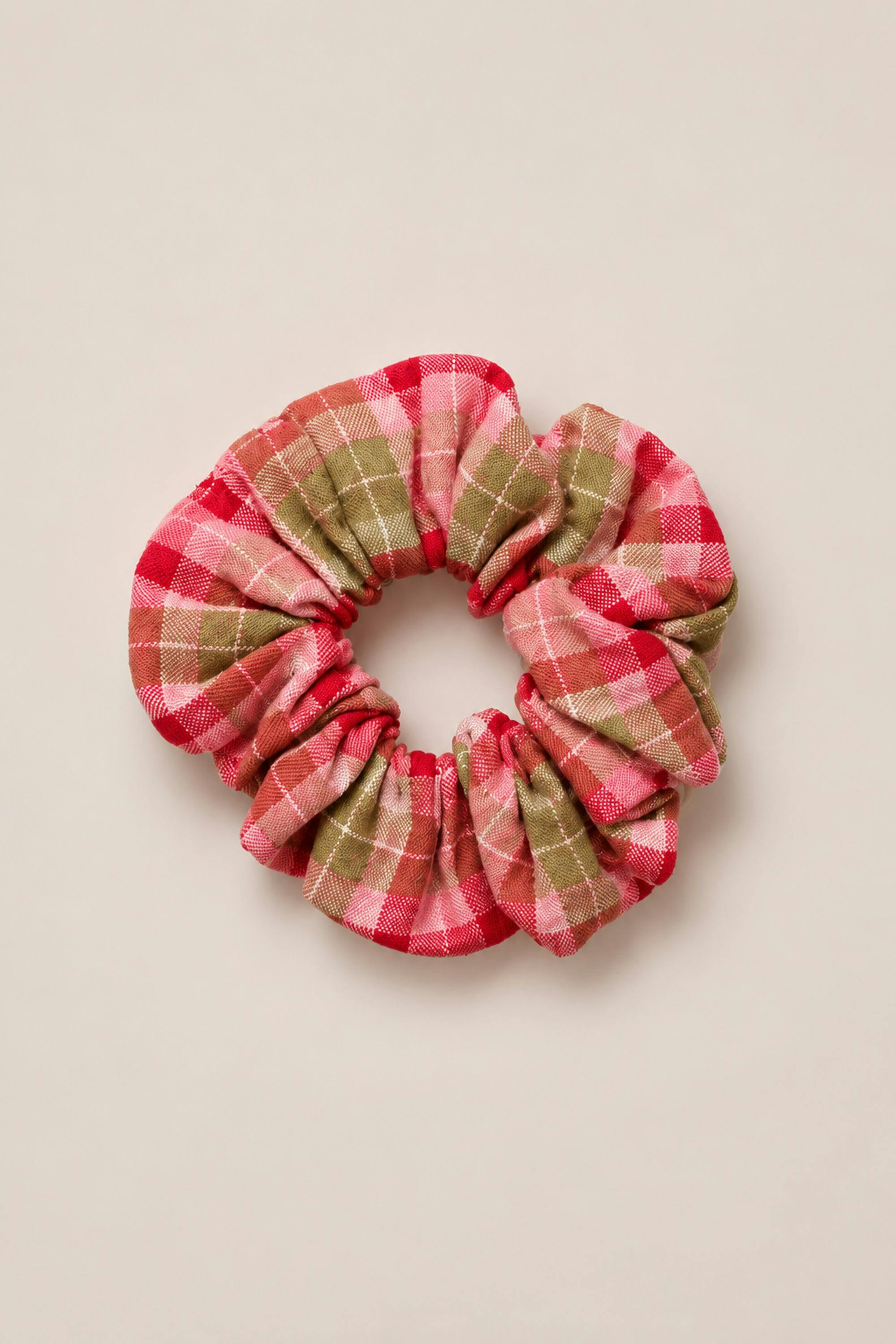 Holiday Plaid Scrunchie 3-Pack