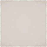 Knit Crochet Blanket Light Beige