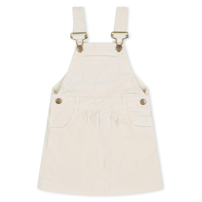 Custard Corduroy Dress