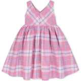 Sleeveless Linen Swing Dress, Pink