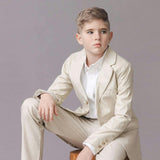 Linen Suit Jacket, Brown