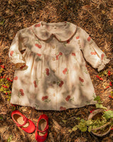 Clementine Dress in Cherry Bloom