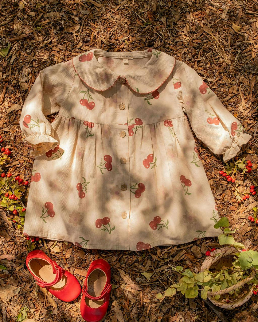 Clementine Dress in Cherry Bloom