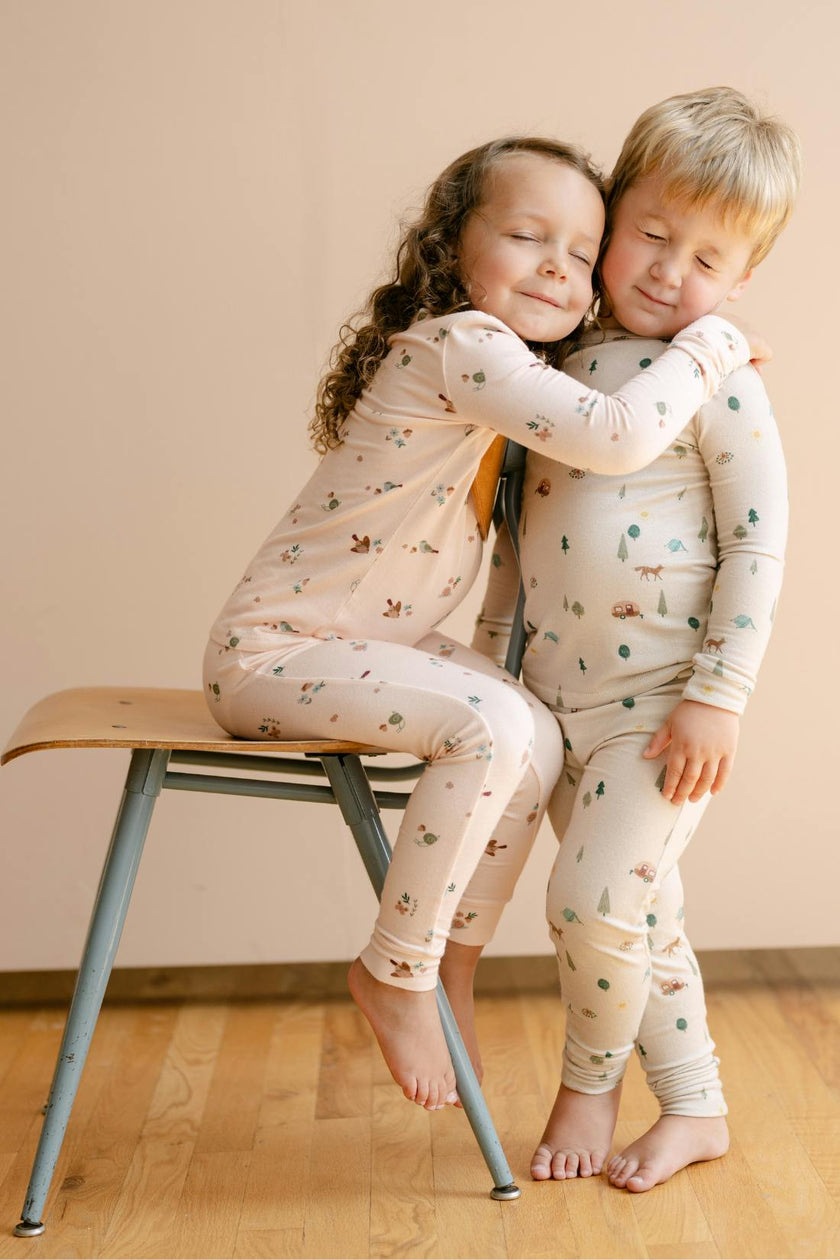 Toddler Modal Pajama Set in Camping