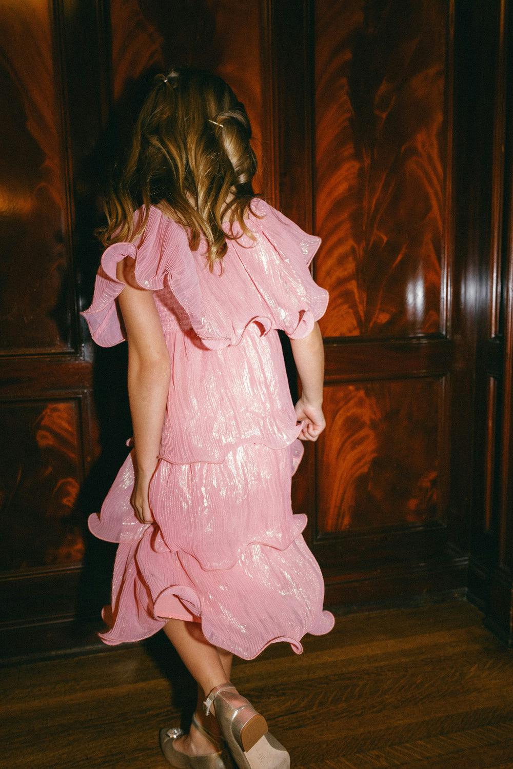 Mini Ramona Dress in Gilded Rosé