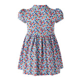 Blue Poppy Jersey Dress