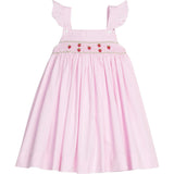 Smocked Lizzy D Dress - Strawberries