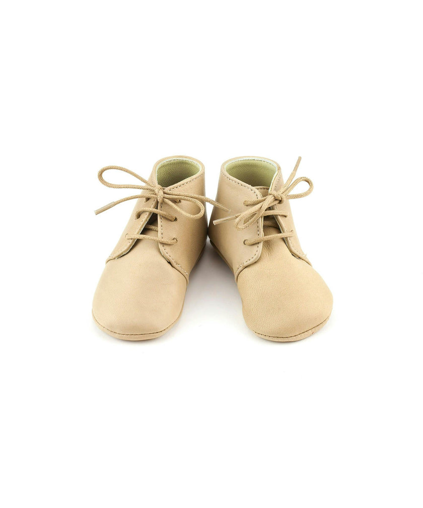 Little Royals Leather Booties Gaby - Beige