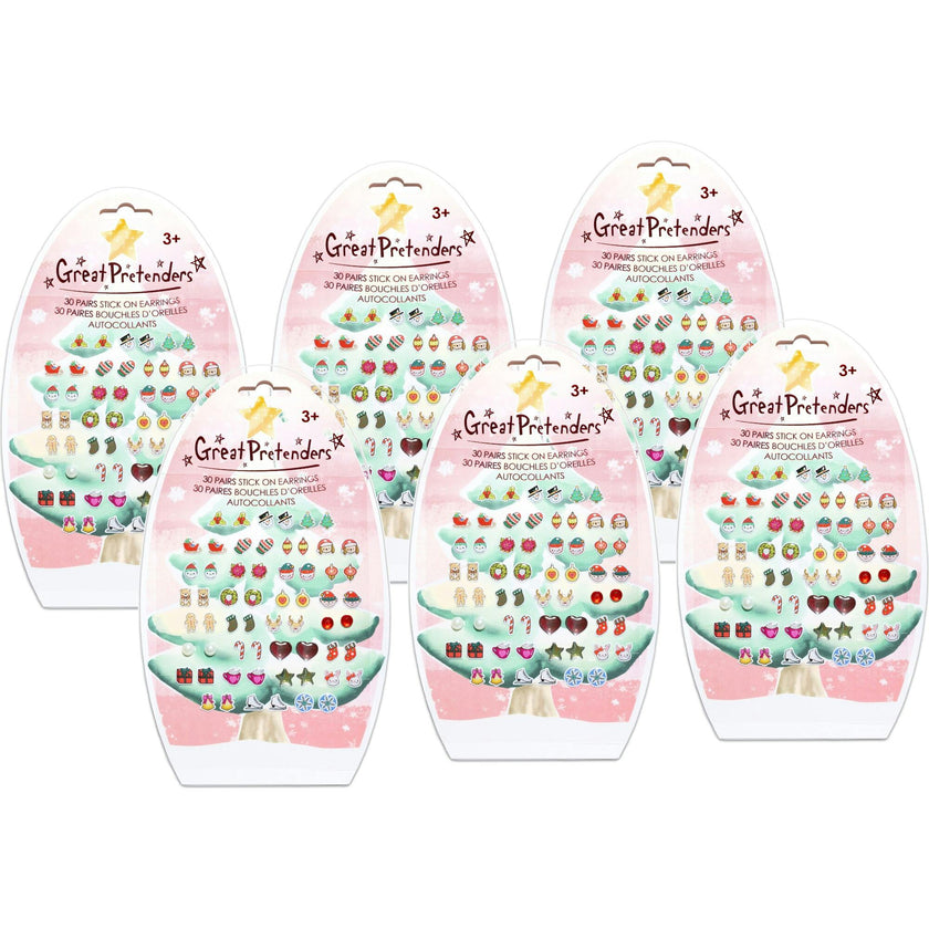 Cheerful Holiday Sticker Earrings Bundle