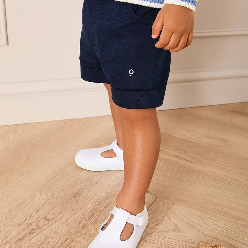 Insignia Elasticated Waist Turn-up Shorts in Navy (12mths-4yrs)