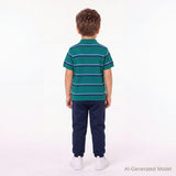Boys Sweater Knit Polo | Bold Stripe