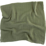 Cotton Muslin Swaddle Blanket - Fern