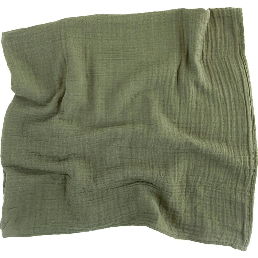 Cotton Muslin Swaddle Blanket - Fern