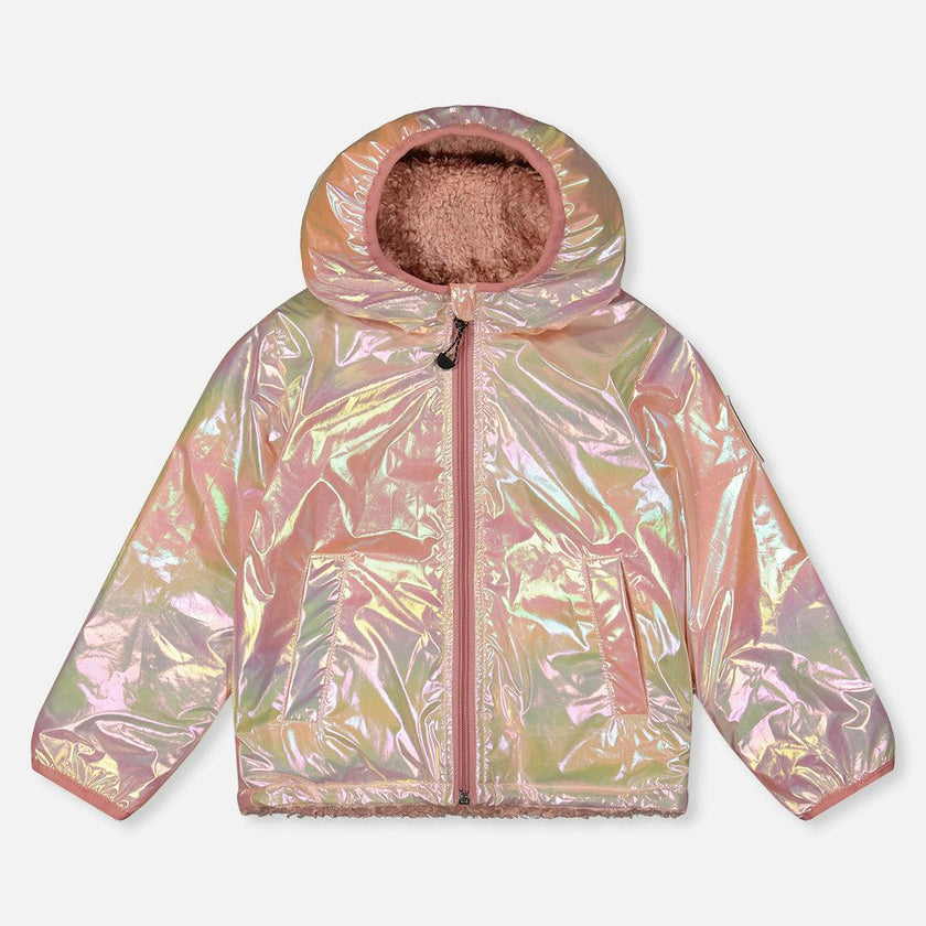 Baby Reversible Mid-Season Jacket Pink