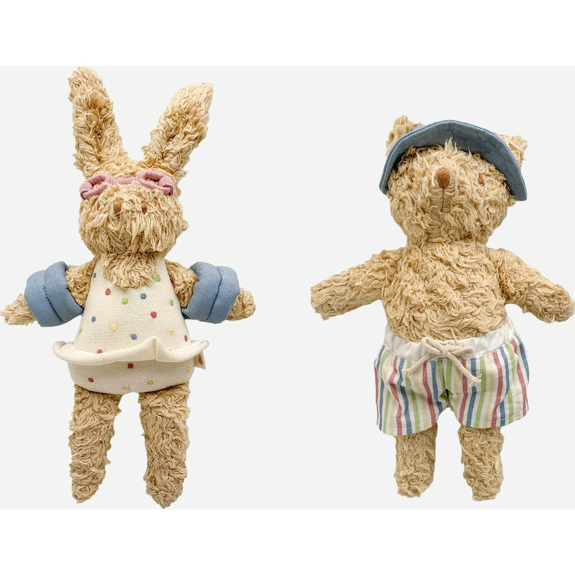 Coral Bunny and Eddie Bear Set