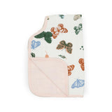 Cotton Muslin Burp Cloth - Butterflies