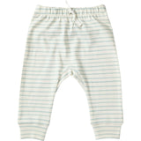 Organic Stripes Away Harem Pant, Blue