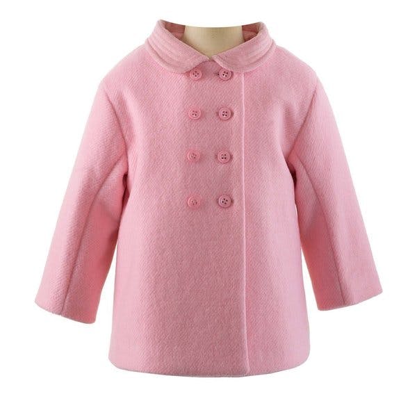 Velvet Trim Pram Coat