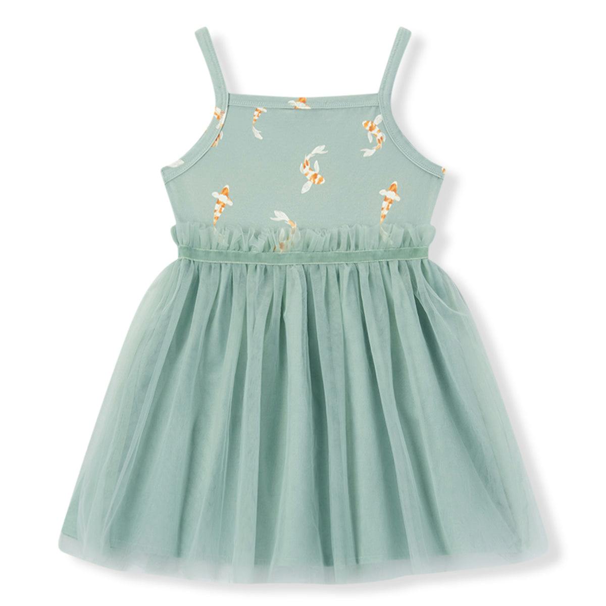 Swimming Koi Cotton Stretch Ballet Dress