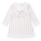 Emersyn Girls' Dress - Easter Bunnies Pink