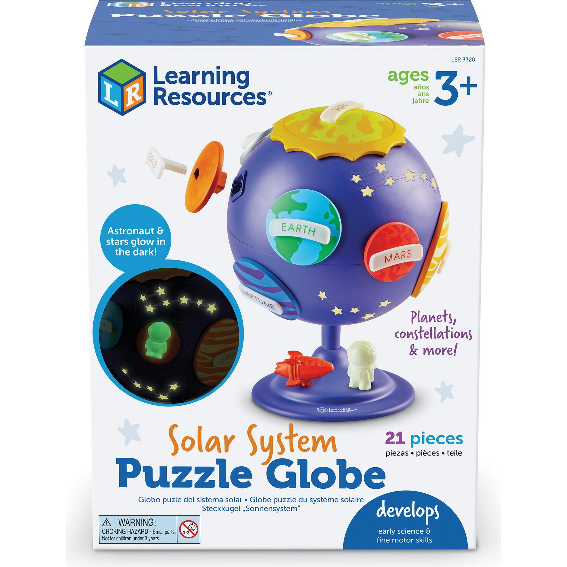 Solar System Puzzle Globe