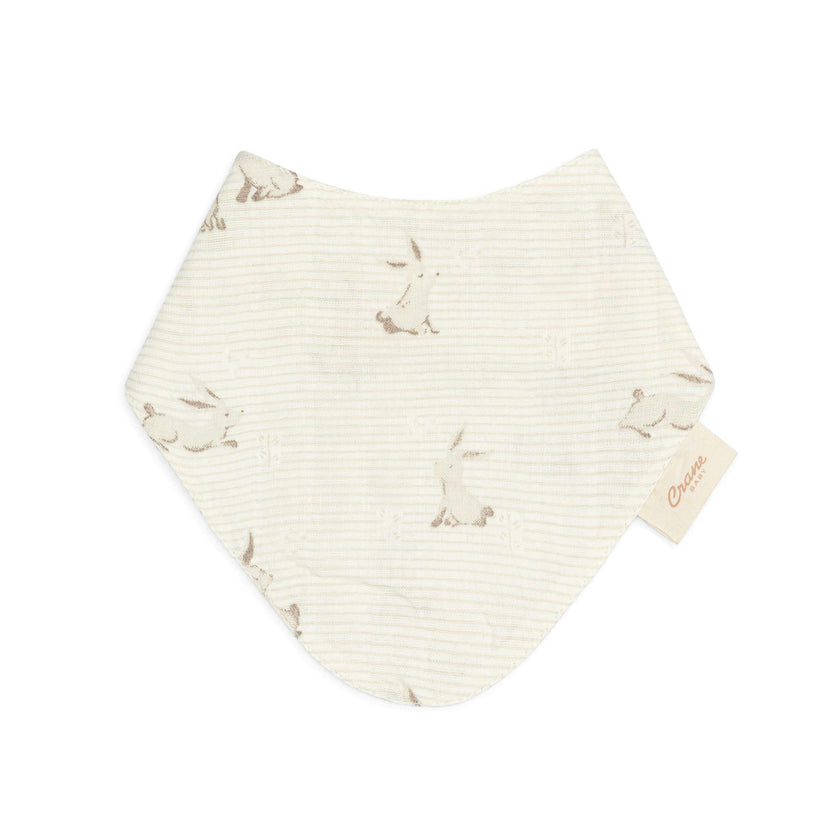Avery Bunny Cotton Bandana Baby Bib (3 Pack)