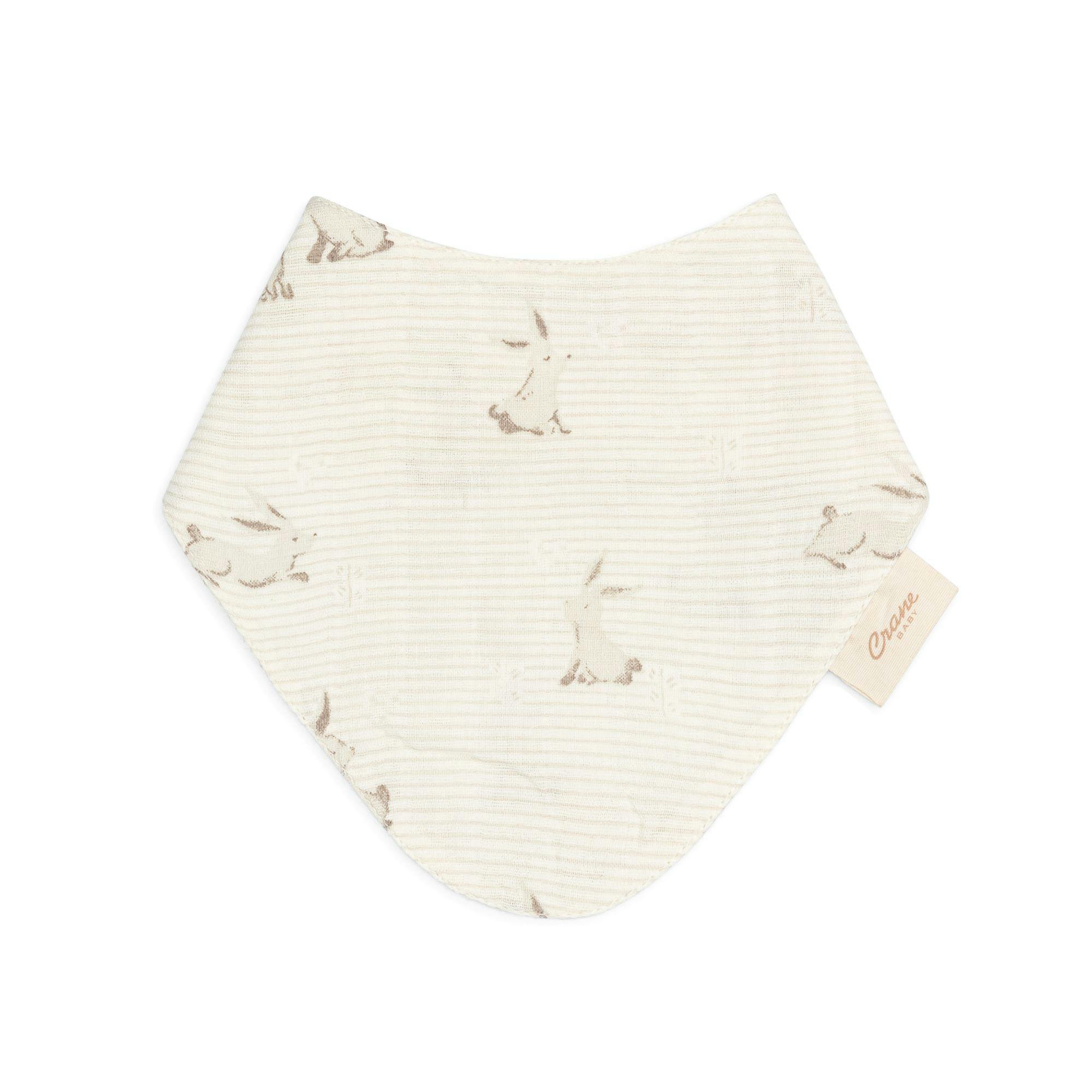Avery Bunny Cotton Bandana Baby Bib (3 Pack)