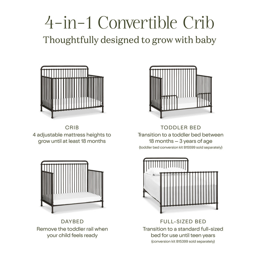 Winston 4-in-1 Convertible Crib