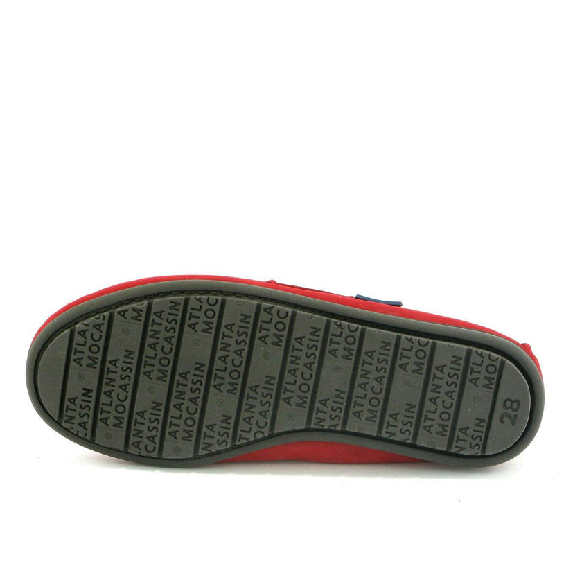 Penny 032 Walker Moccasins, red nubuck leather
