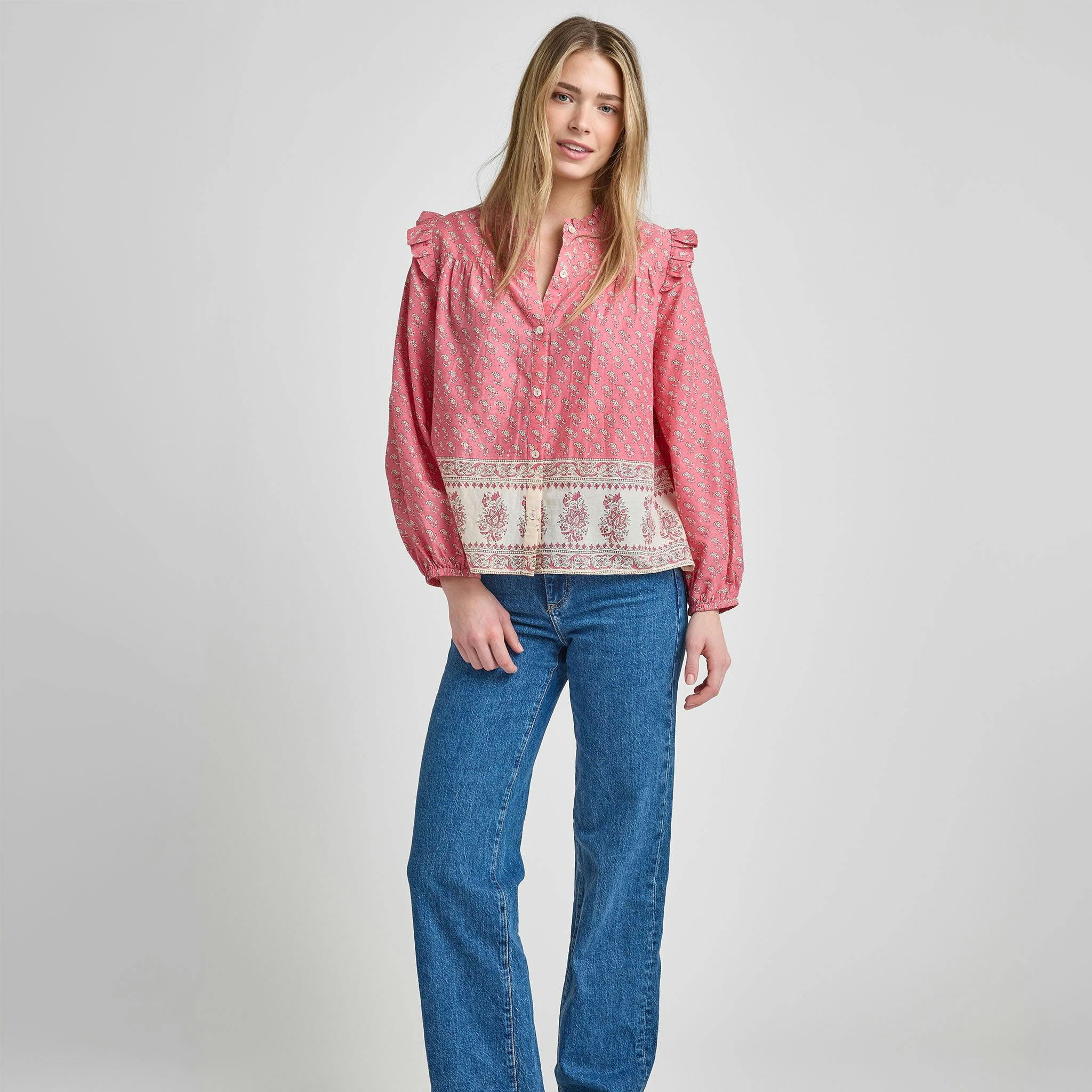 Womens Misha Top - Small Paisley