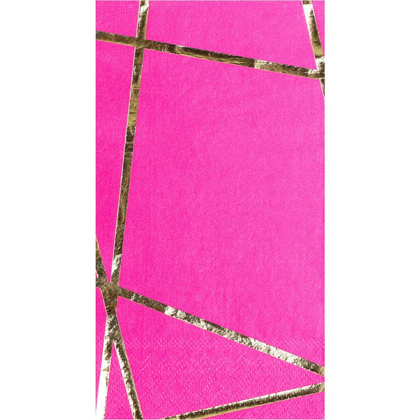 Enchanté Pink Guest Napkins