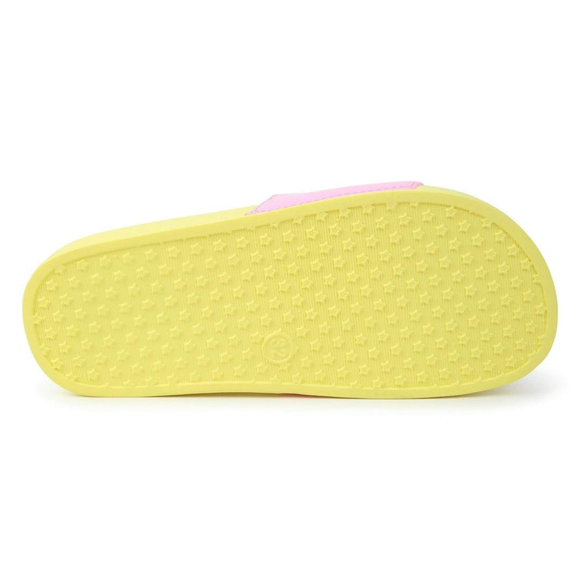Yellow & Pink Flip-Flops