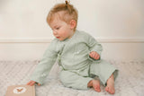Wrap Muslin Onesie Mint