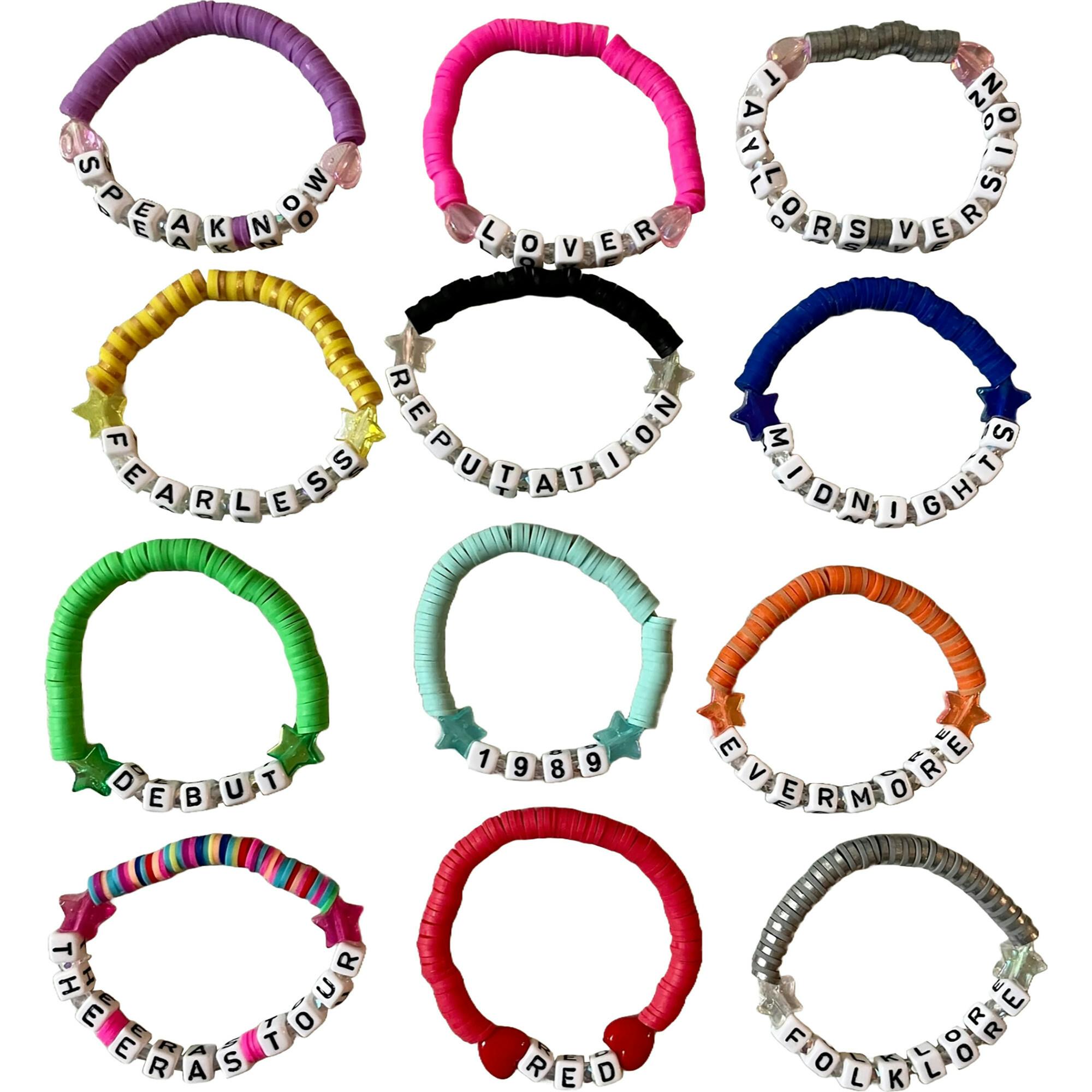 Taylor Swift Disc Bracelet Set