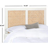 Vienna Cane Headboard, White