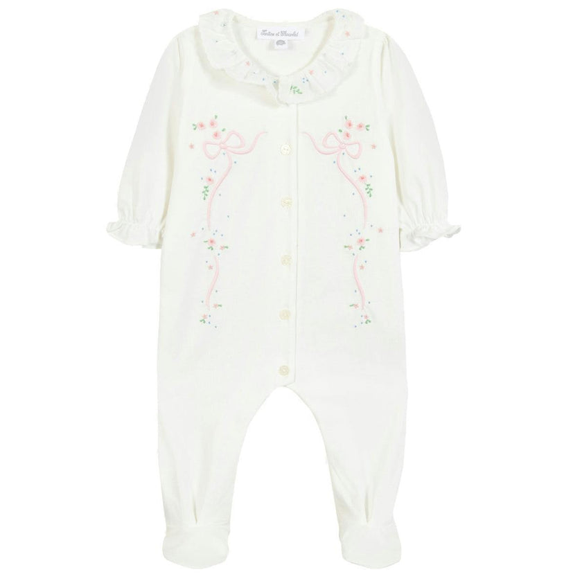 TARTINE ET CHOCOLAT Bows Embroidered Pyjama