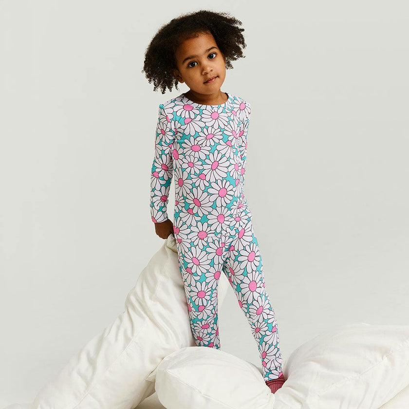 Retro Daisy Classic Pajama Set