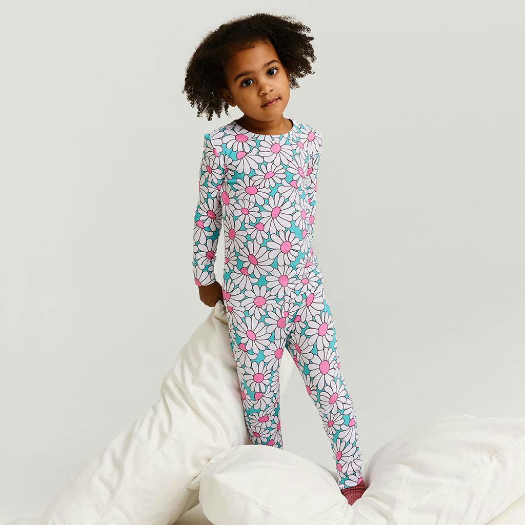 Retro Daisy Classic Pajama Set