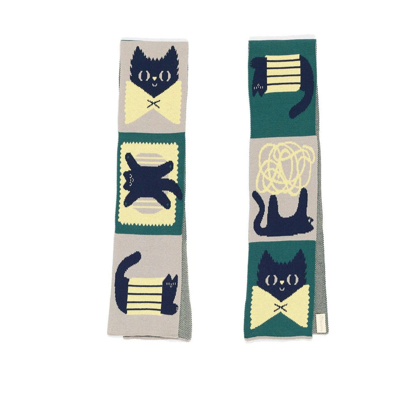 Pasta Cat Mini Scarf