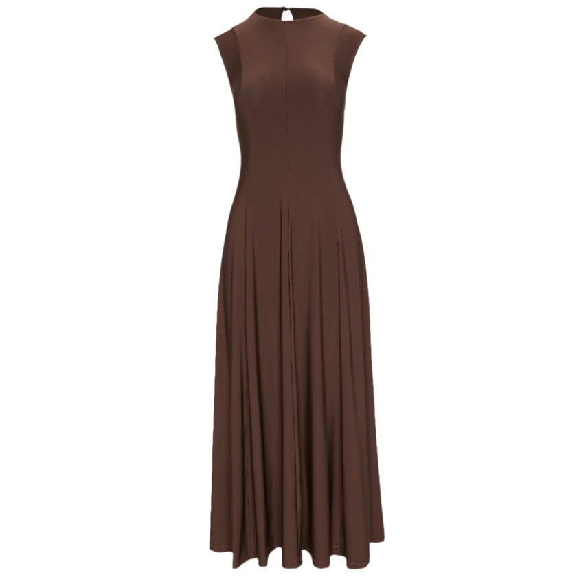 The Mila Dress - Chocolate Jersey