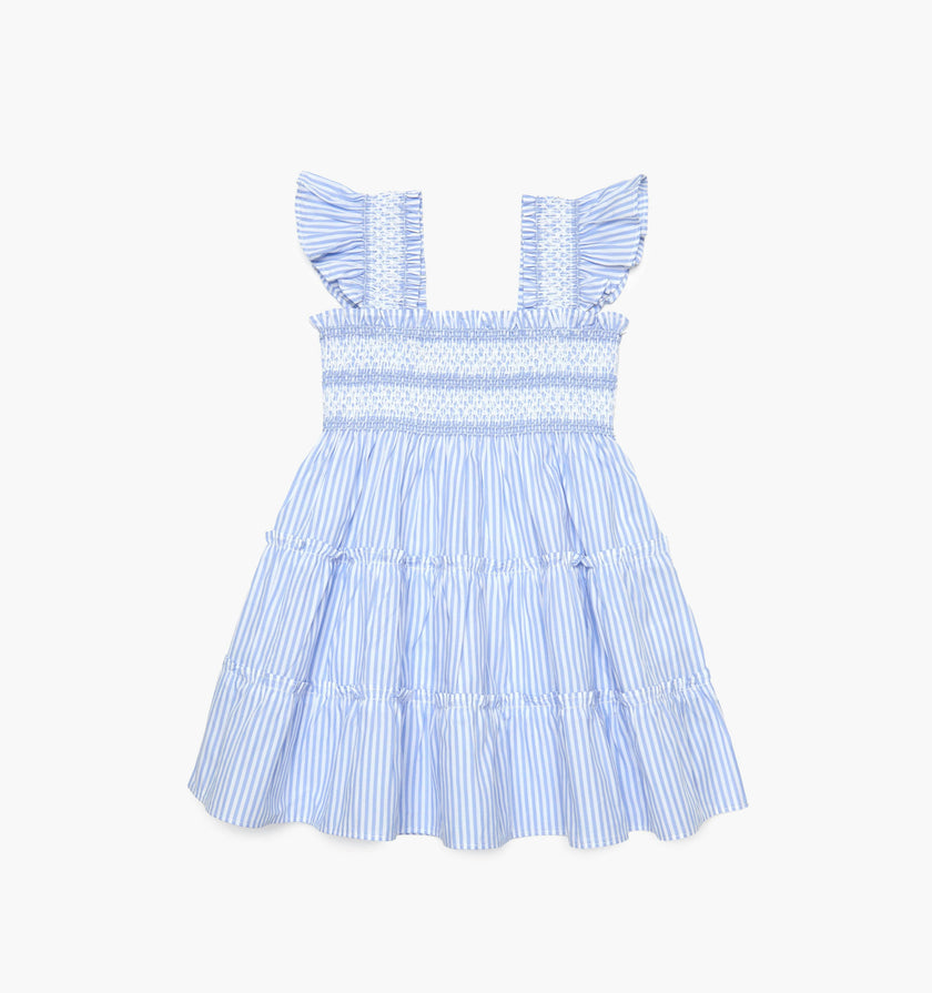 The Tiny Ellie Nap Dress - Blue/White Stripe