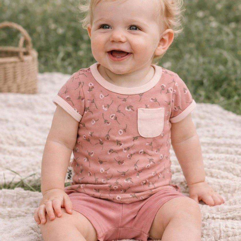 All Over Floral Two-Piece Set