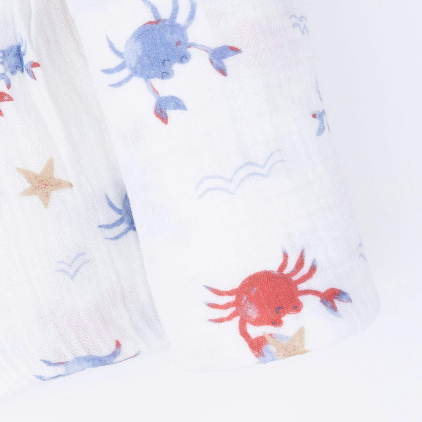 Crayon Crabs - Swaddle Blanket