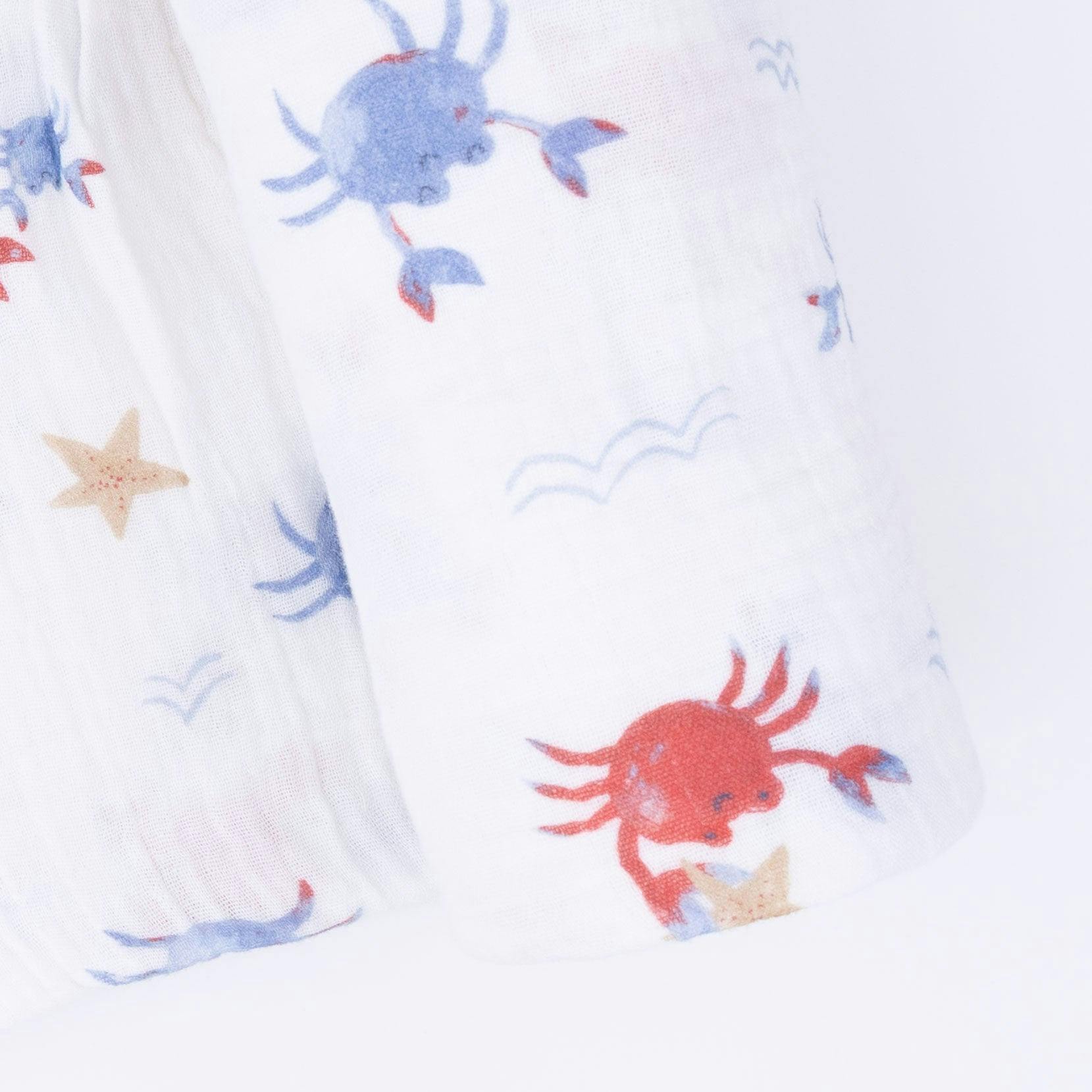 Crayon Crabs - Swaddle Blanket